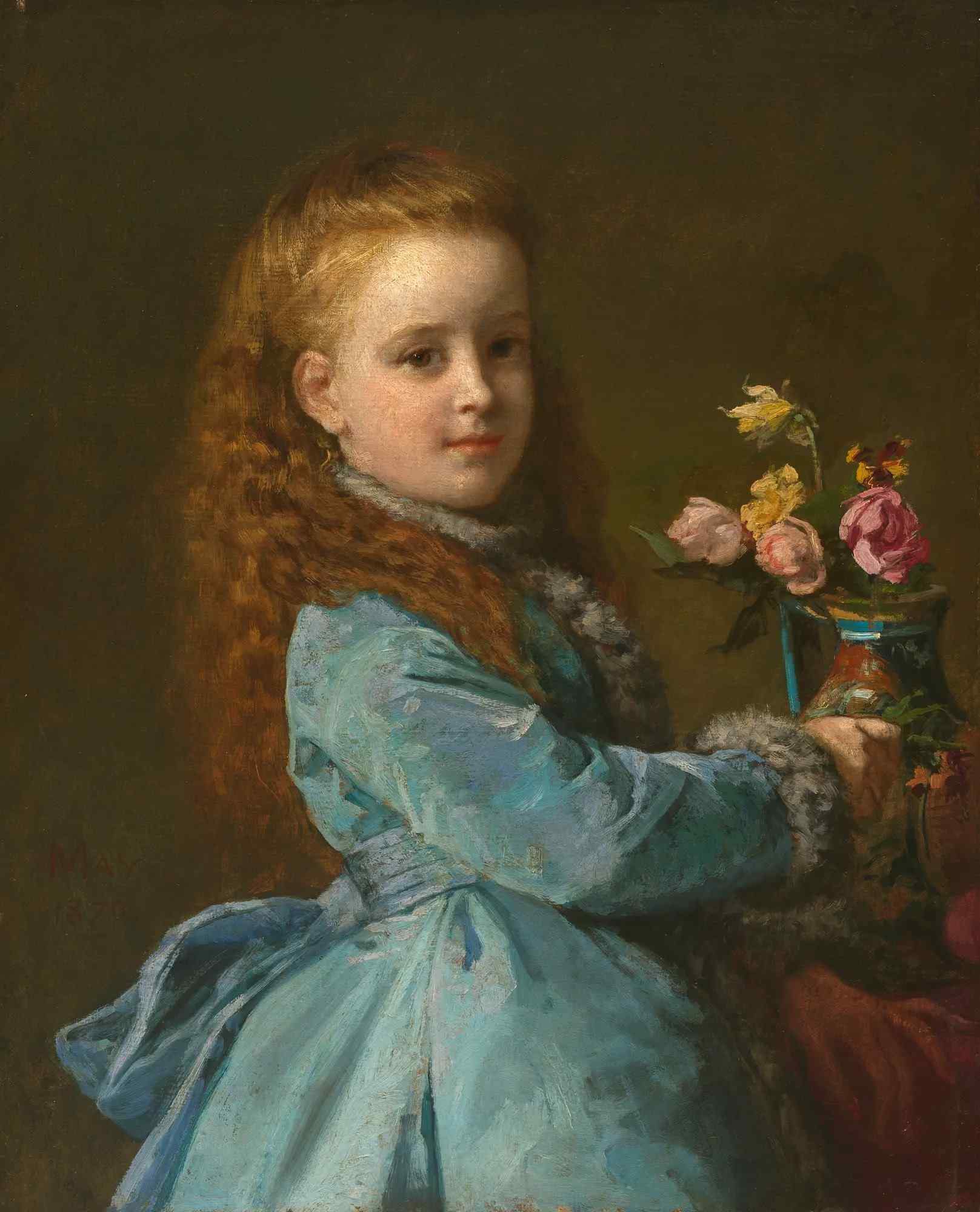 Edith Jones (Wharton) at Age 5 by Edward Harrison. Image courtesy of National Portrait Gallery, Smithsonian Institution